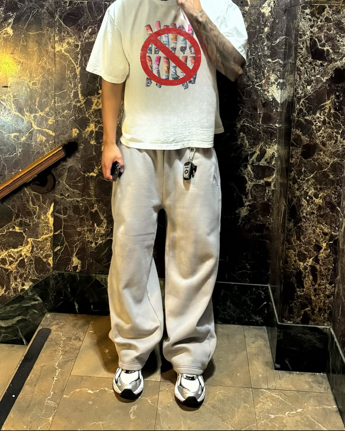 NO SMOKING TEE