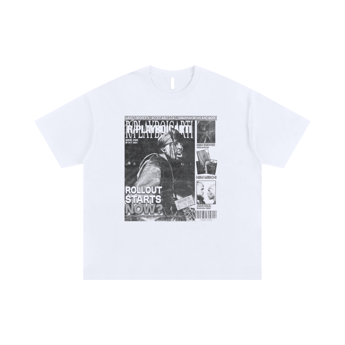 Carti Newspaper Tee