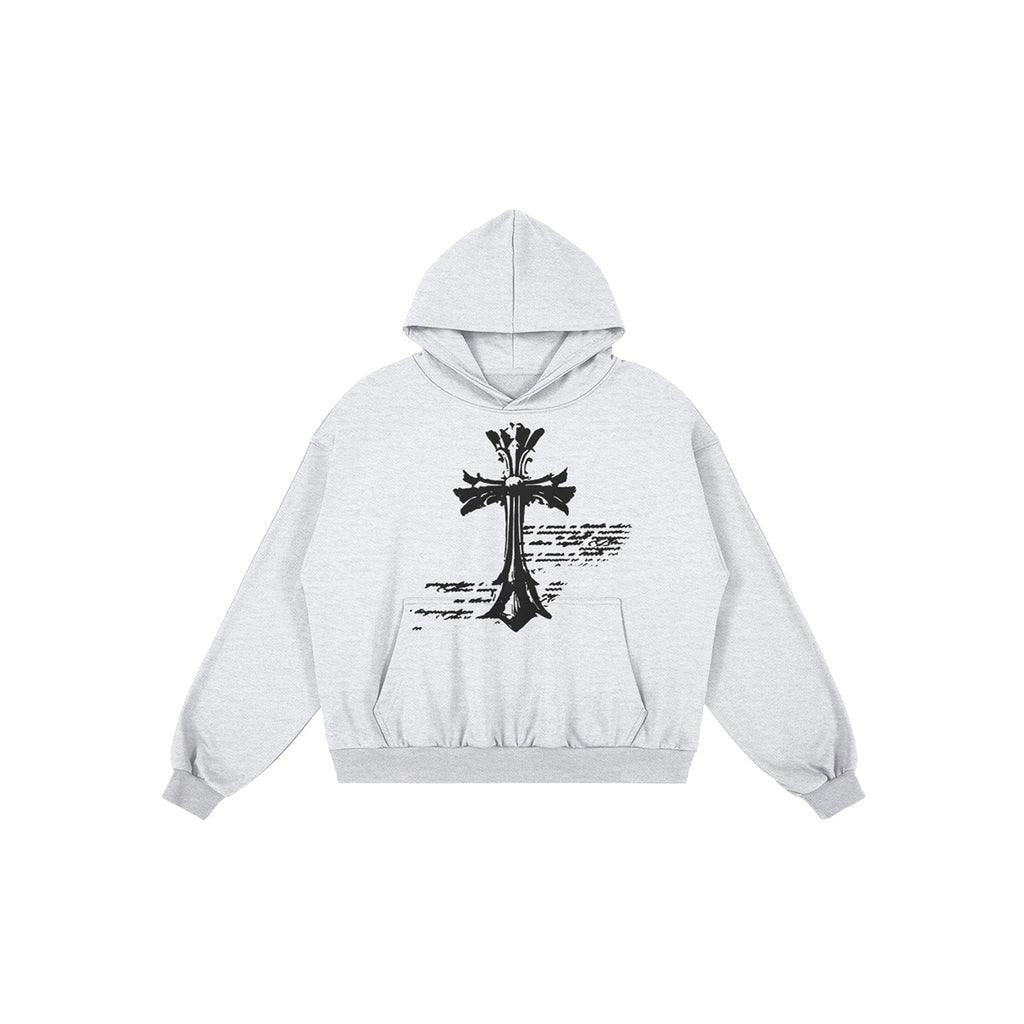 Cross Grey Hoodie