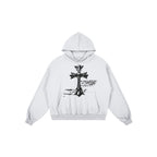 Cross Grey Hoodie