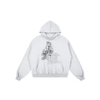 Scirpt Hoodie Grey