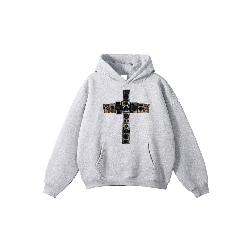 Speakers Cross Hoodie