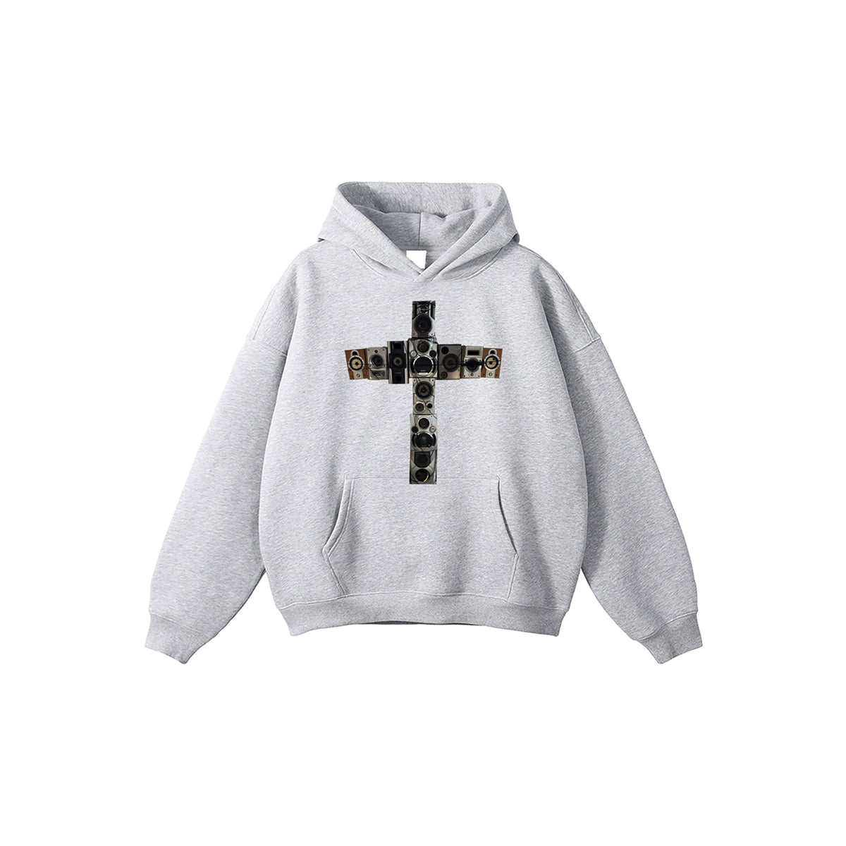 Speakers Cross Hoodie