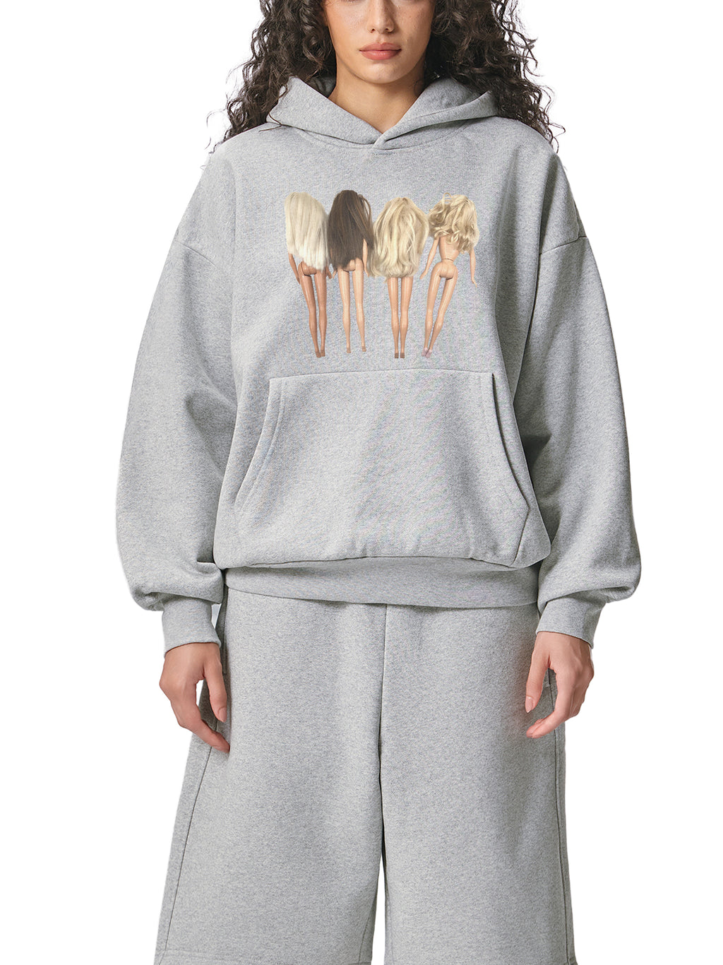 Barbie Grey Hoodie