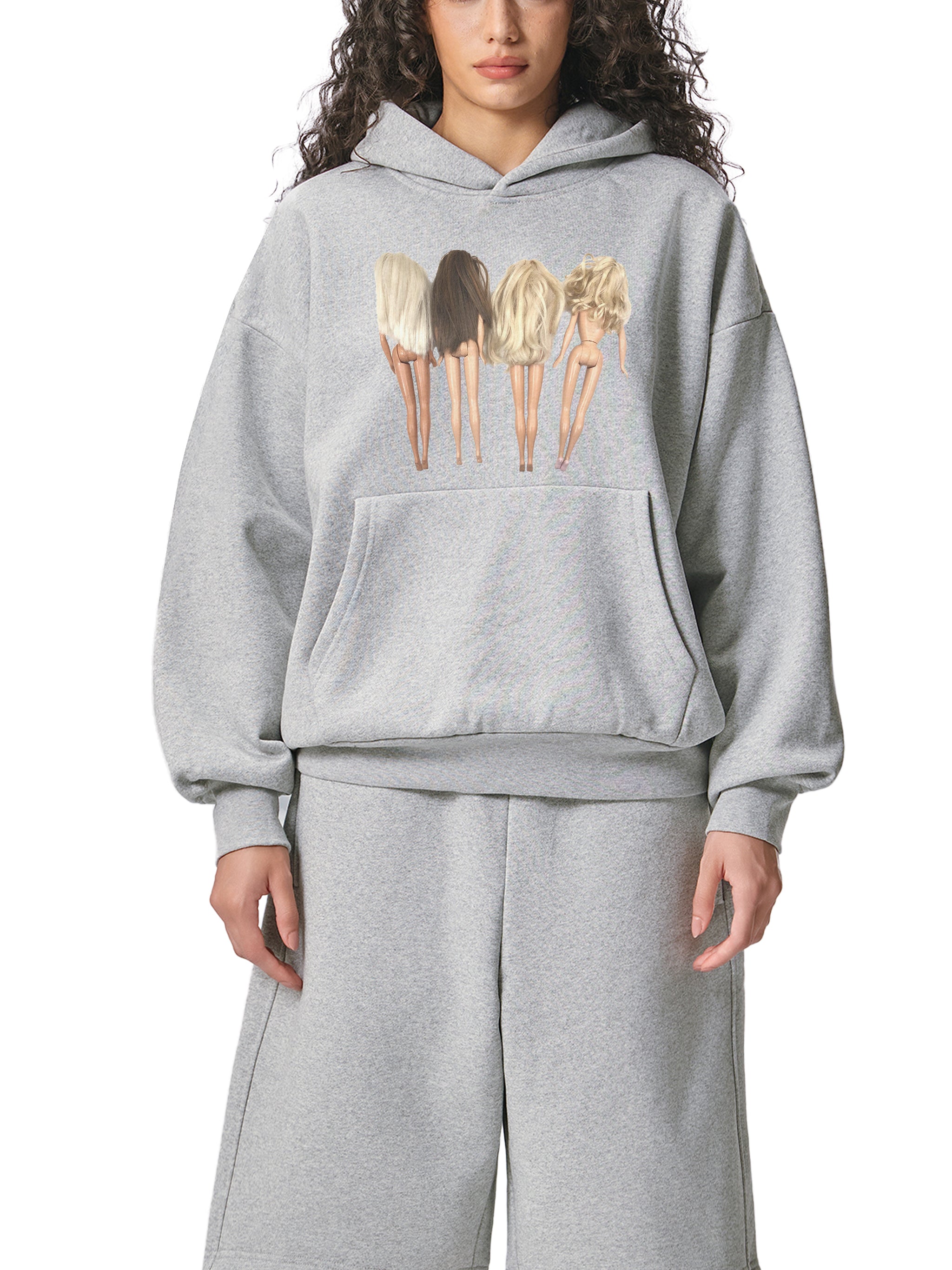 Barbie Grey Hoodie
