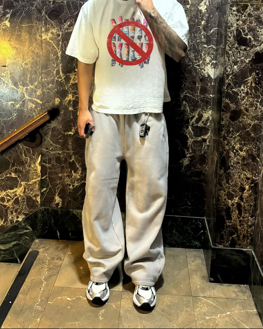 NO SMOKING TEE